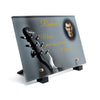Plaque funéraire guitariste 28 Plaquedeces.fr